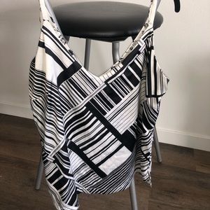 Reversible Striped/ Floral business casual Cami